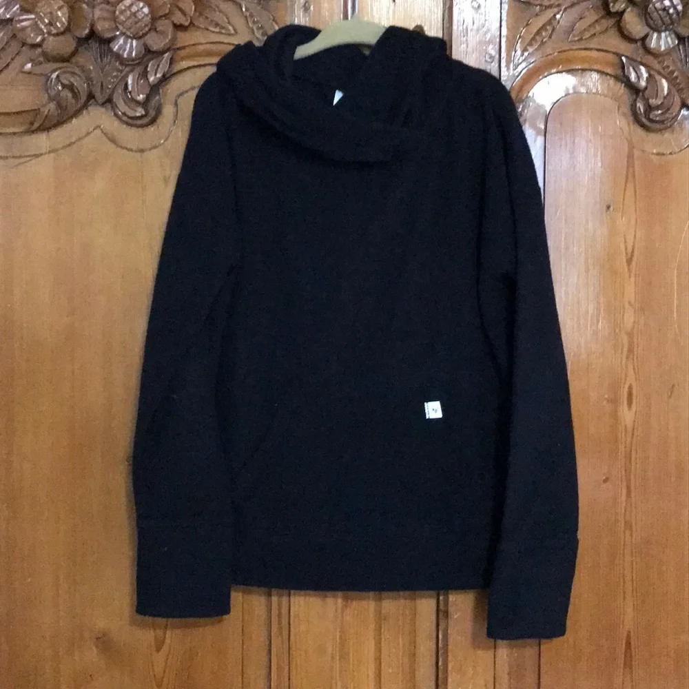 Justice Fleece Pull Over Black Hoodie